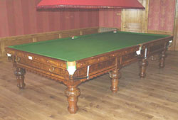 antique snooker tables